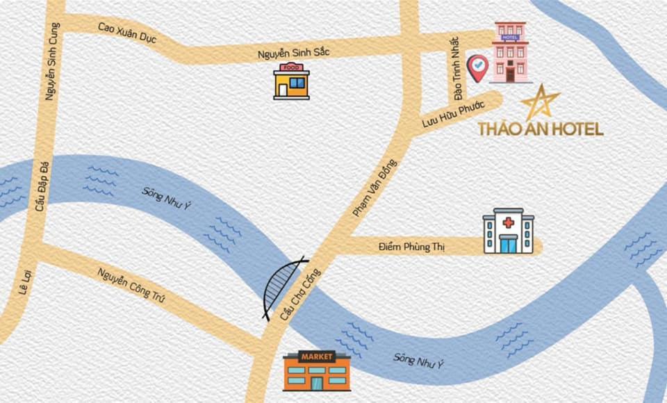 Thao An Hotel Хюе Екстер'єр фото